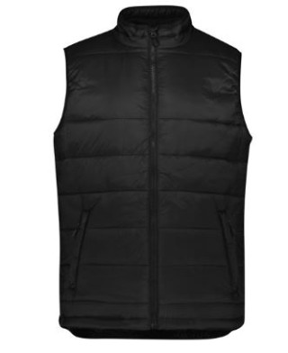 Mens Puffer Vest:Black