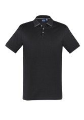 Men's Aston Polo - Black/Silver Grey 